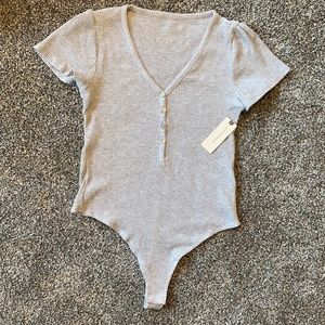NEW Gray Bodysuit